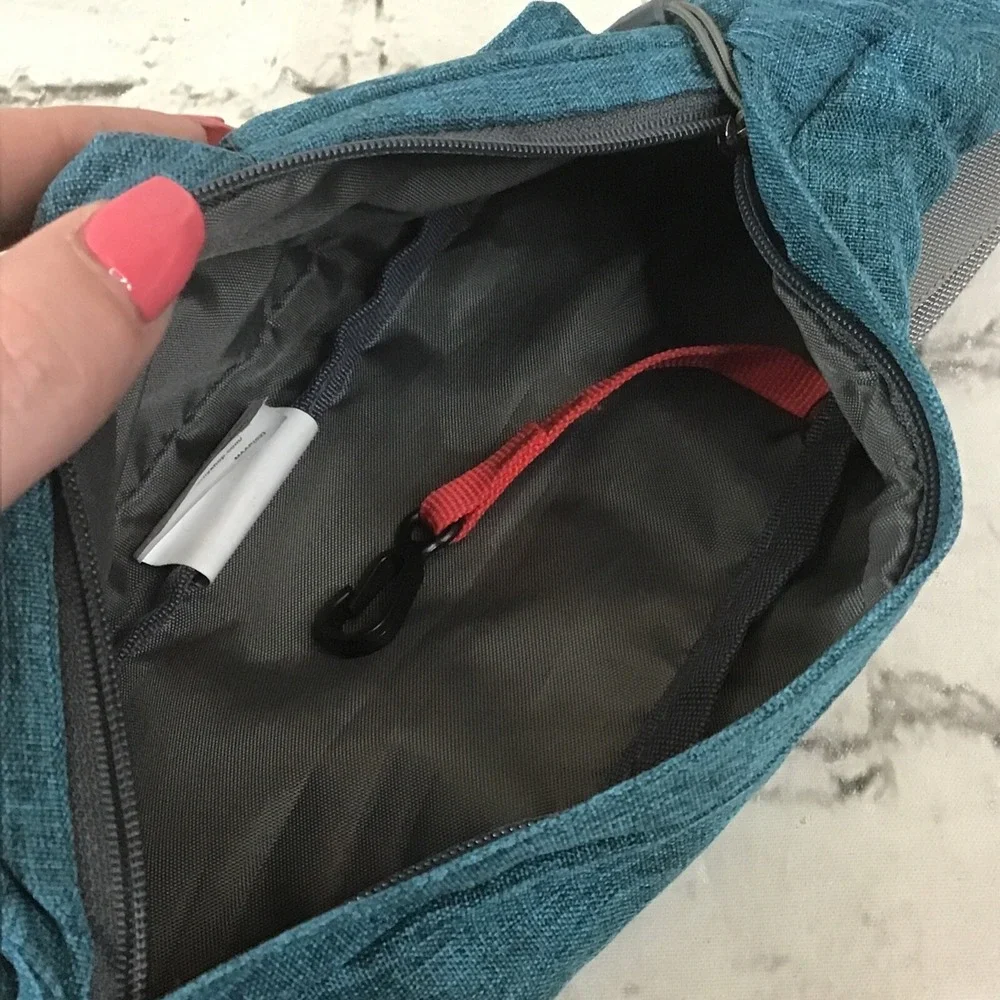 Waterfly Fanny Pack Unisex‎ Blue Water Resistant Waist Bag Nylon Adjustable